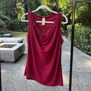 Nordstrom Burgndy Blouse